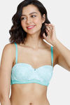Zivame Mio Amore Padded Wired 3/4Th Coverage Beach Top - Green Print — thumbnail 5